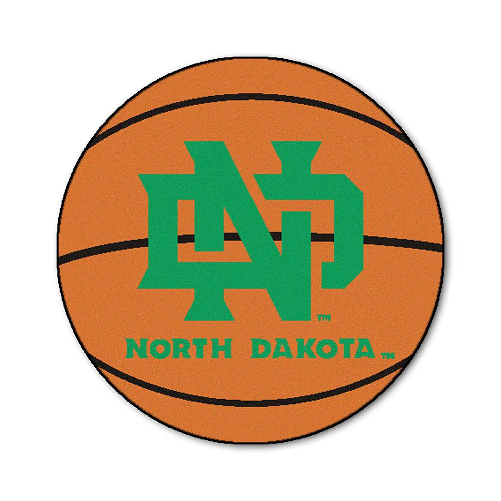 North Dakota Fighting Sioux Ncaa "basketball" Round Floor Mat (29")