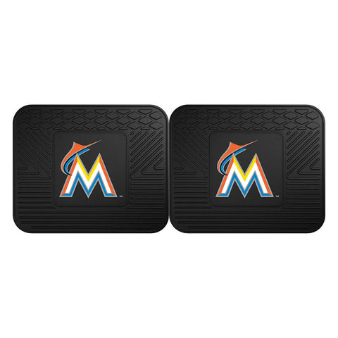 Miami Marlins MLB Utility Mat (14x17)(2 Pack)