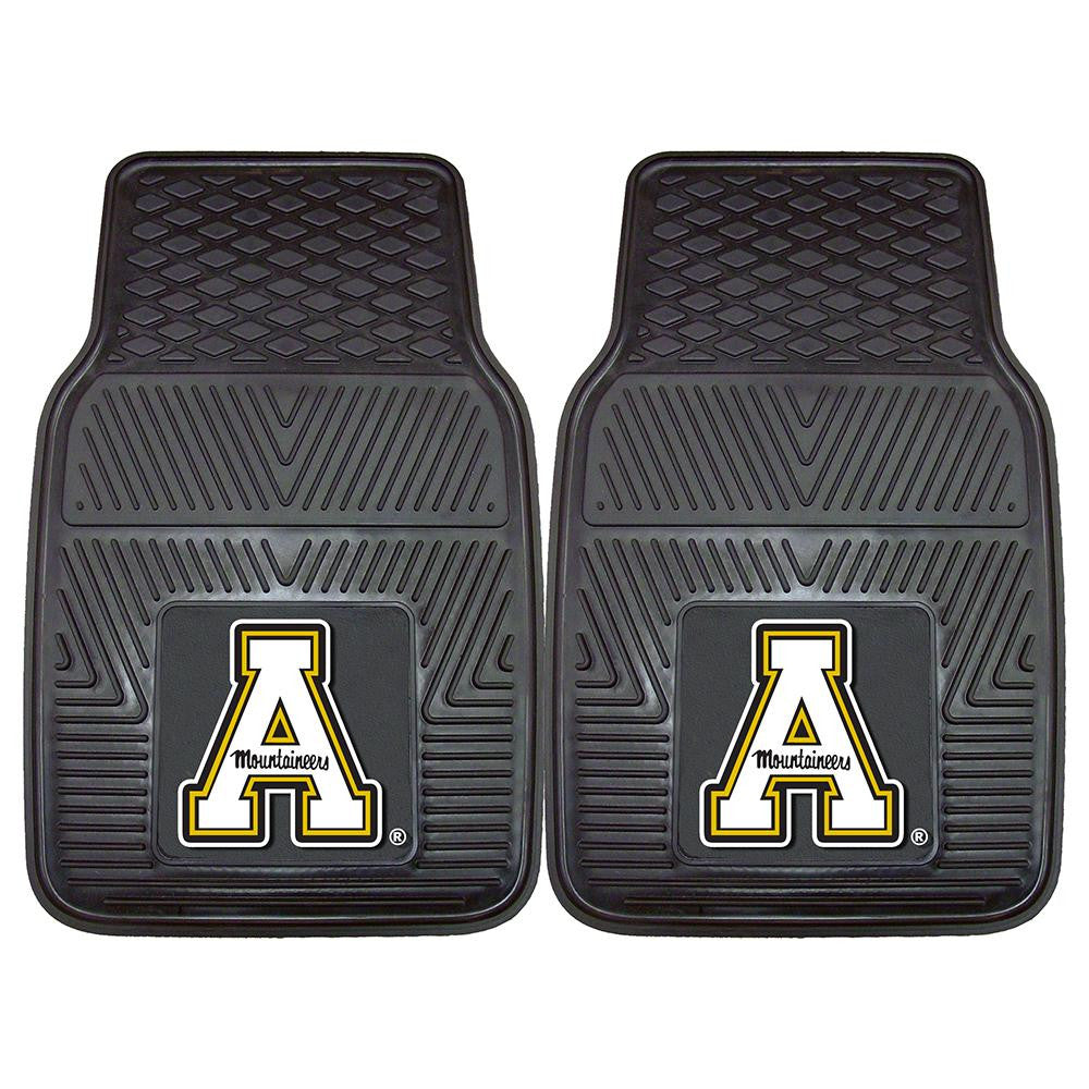 Appalachian State Mountaineers Ncaa Heavy Duty 2-piece Vinyl Car Mats (18"x27")