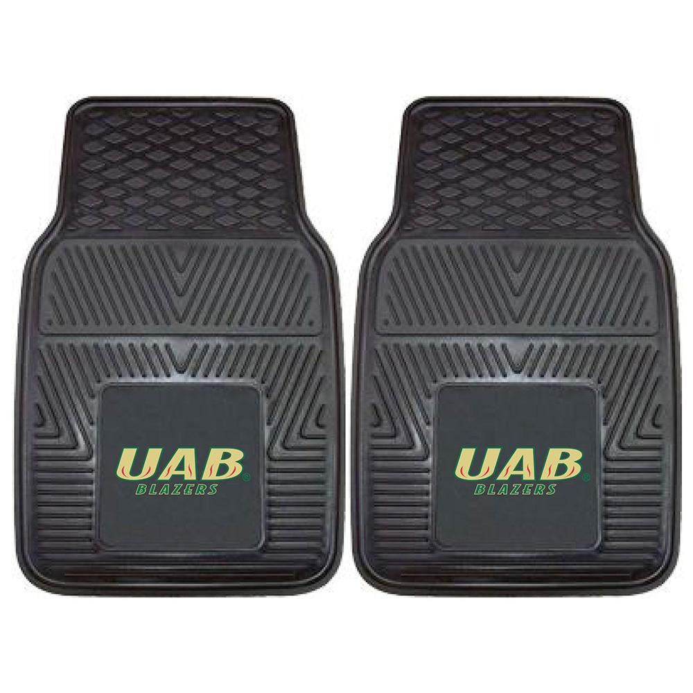 Alabama Birmingham Blazers Ncaa Heavy Duty 2-piece Vinyl Car Mats (18"x27")