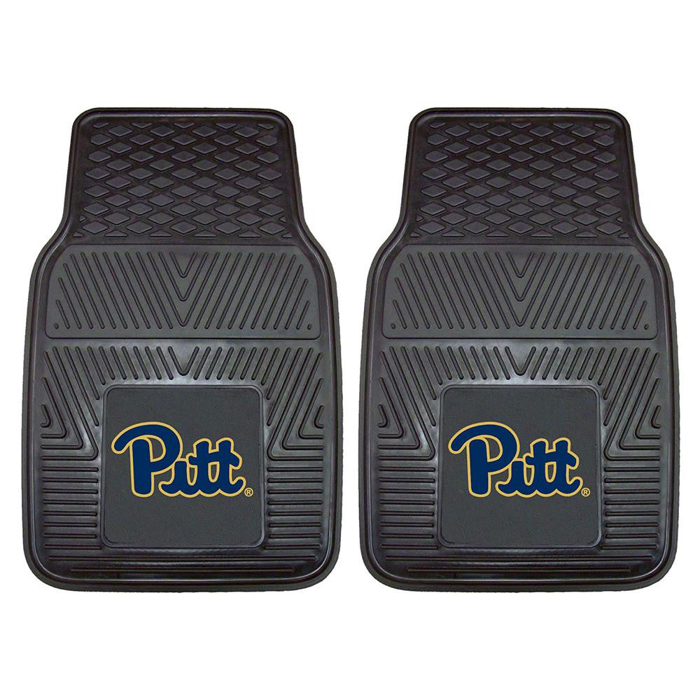 Pittsburgh Panthers Ncaa Heavy Duty 2-piece Vinyl Car Mats (18"x27")