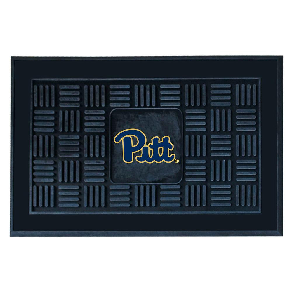 Pittsburgh Panthers Ncaa Vinyl "doormat" (19"x30")