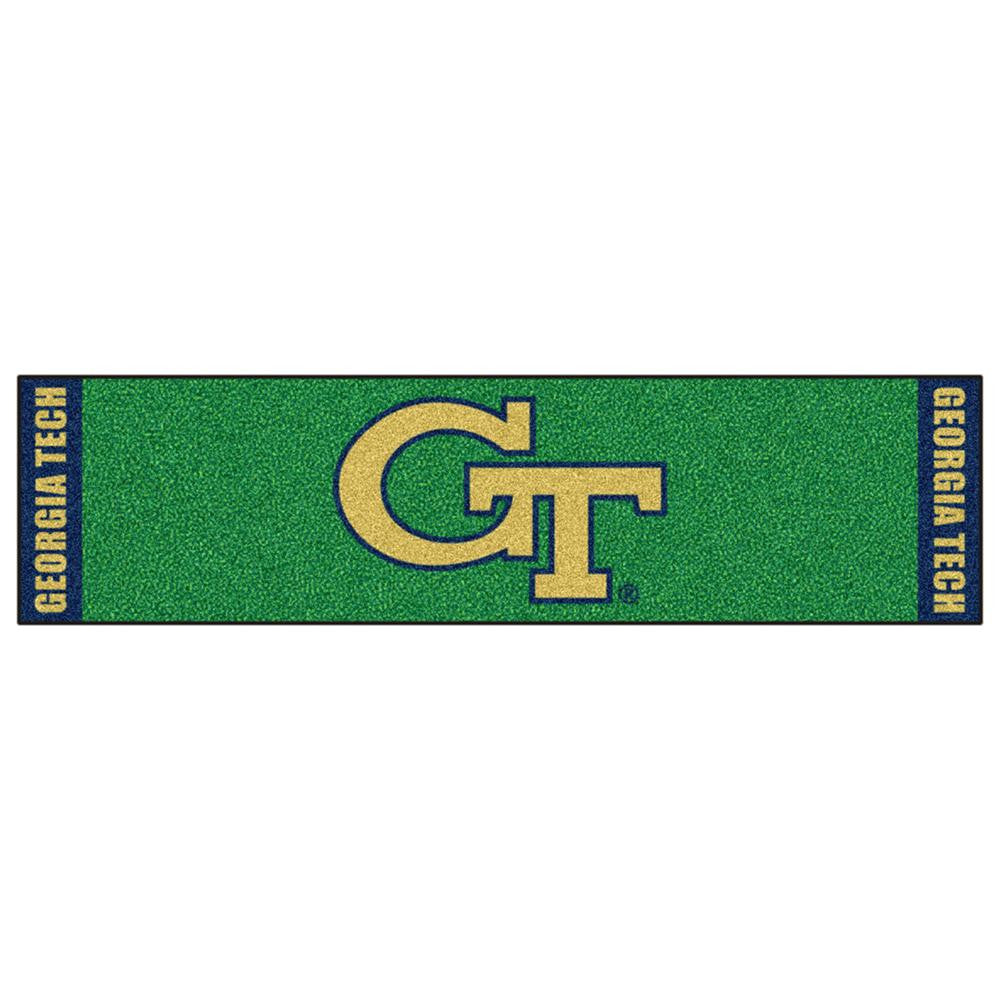 Georgia Tech Yellowjackets Ncaa Putting Green Runner (18"x72")