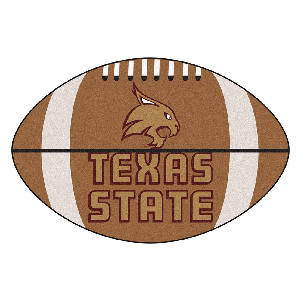 Texas State Bobcats Ncaa Football Floor Mat (22"x35")