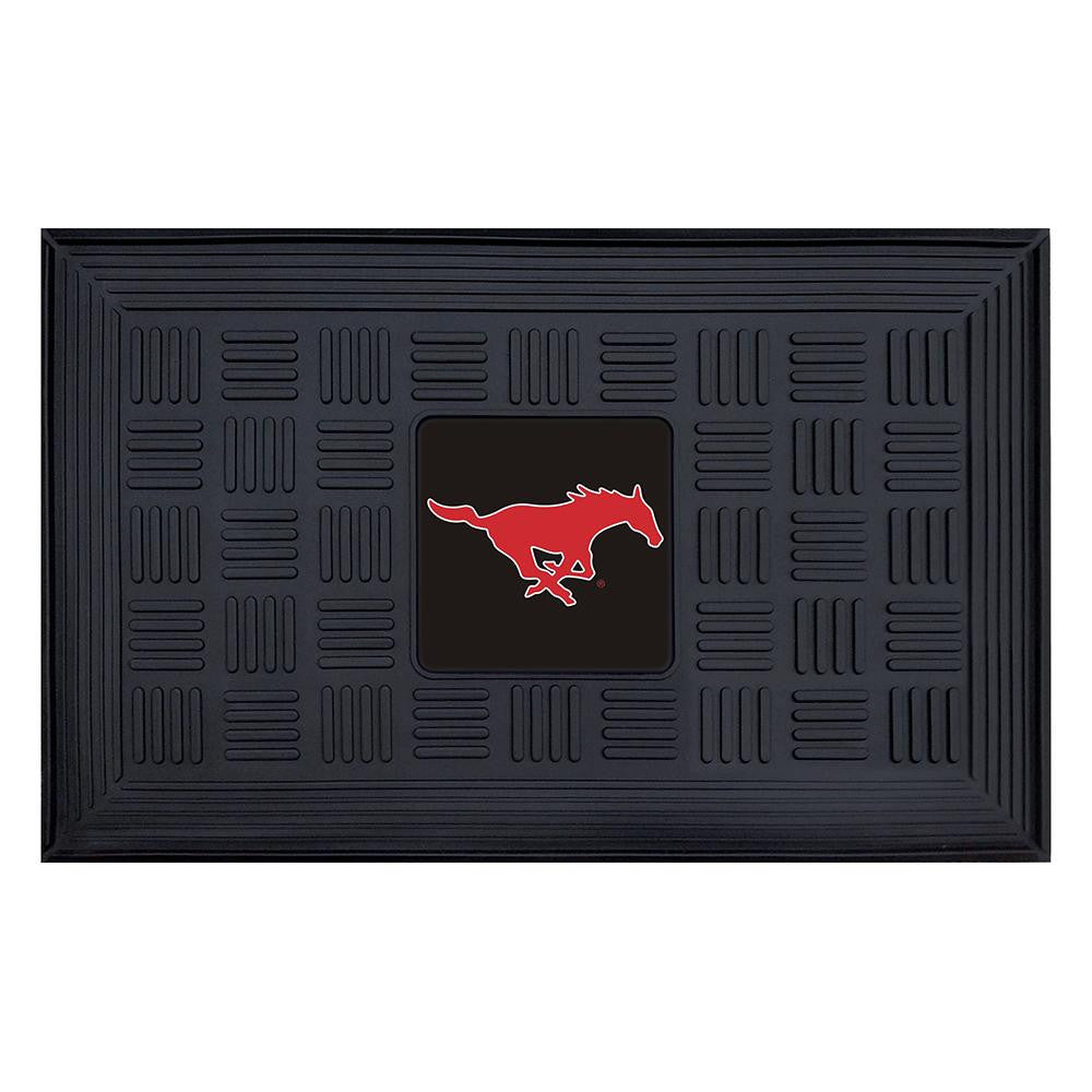 Southern Methodist Mustangs Ncaa Vinyl "doormat" (19"x30")