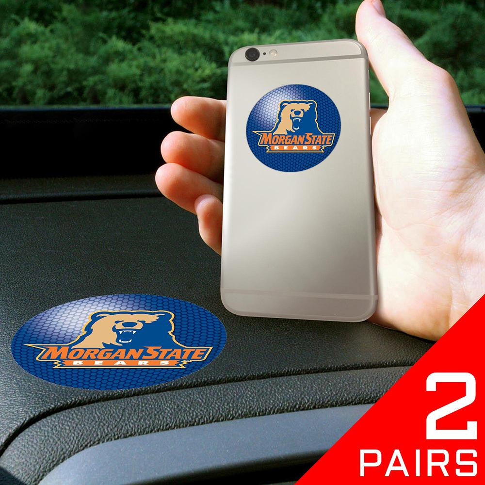 Morgan State Bears Ncaa "get A Grip" Cell Phone Grip Accessory (2 Piece Set)