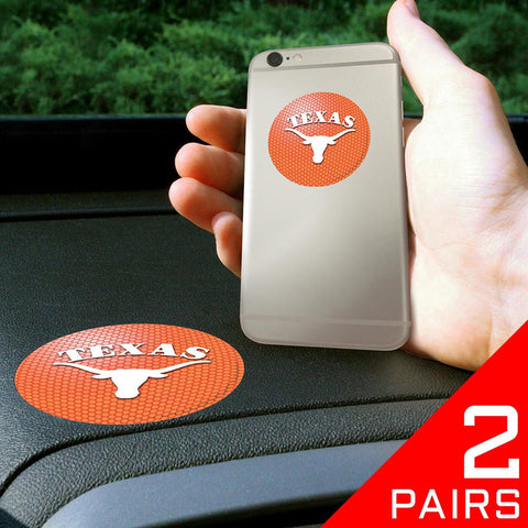 Texas Longhorns Ncaa "get A Grip" Cell Phone Grip Accessory (2 Piece Set)