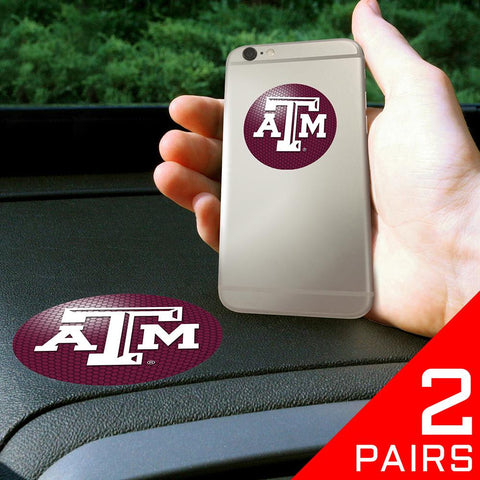 Texas A&m Aggies Ncaa "get A Grip" Cell Phone Grip Accessory (2 Piece Set)