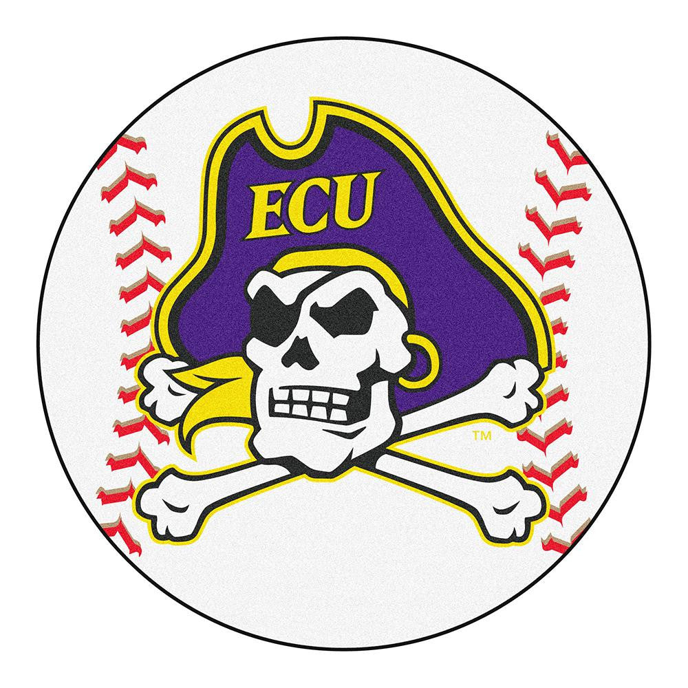 East Carolina Pirates Ncaa "baseball" Round Floor Mat (29")
