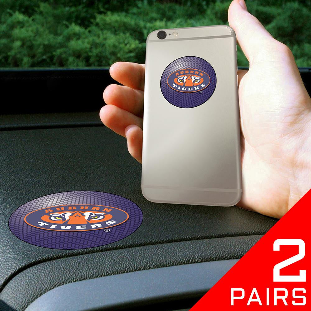 Auburn Tigers Ncaa "get A Grip" Cell Phone Grip Accessory (2 Piece Set)