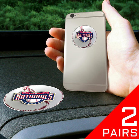 Washington Nationals MLB Get a Grip Cell Phone Grip Accessory (2 Piece Set)