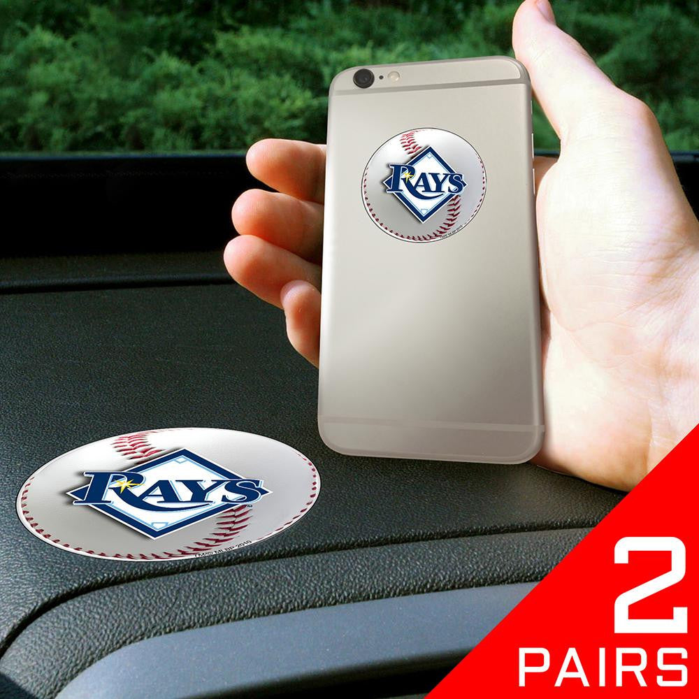 Tampa Bay Rays MLB Get a Grip Cell Phone Grip Accessory (2 Piece Set)