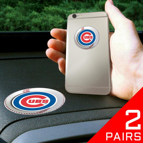 Chicago Cubs MLB Get a Grip Cell Phone Grip Accessory (2 Piece Set)
