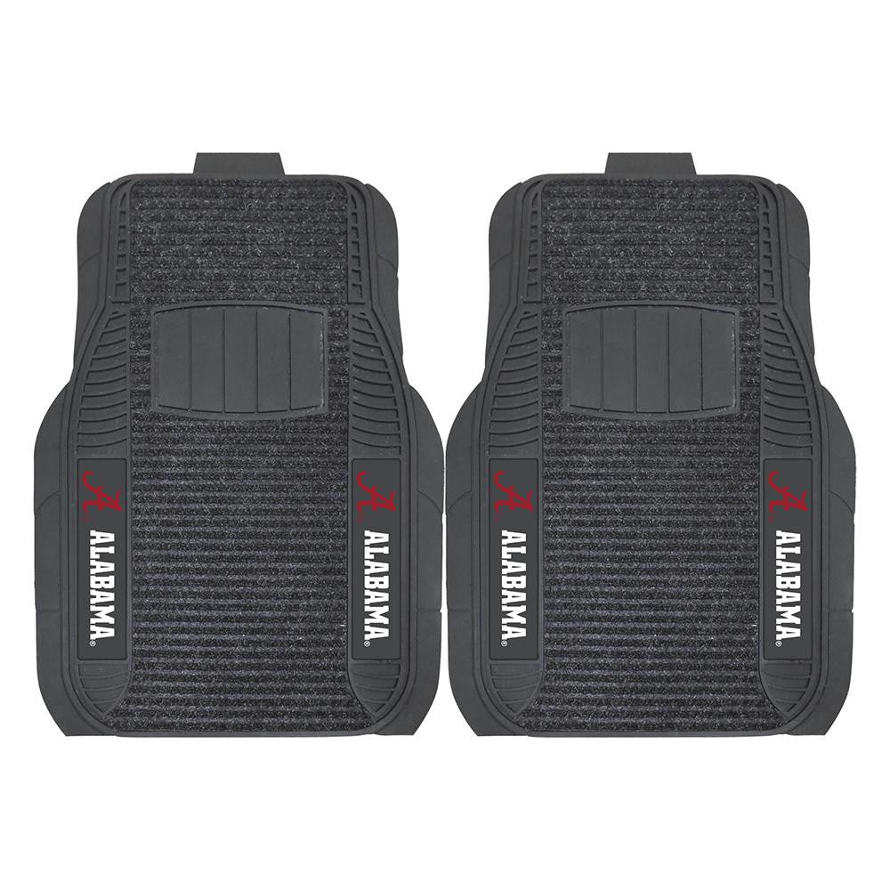 Alabama Crimson Tide Ncaa Deluxe 2-piece Vinyl Car Mats (20"x27")