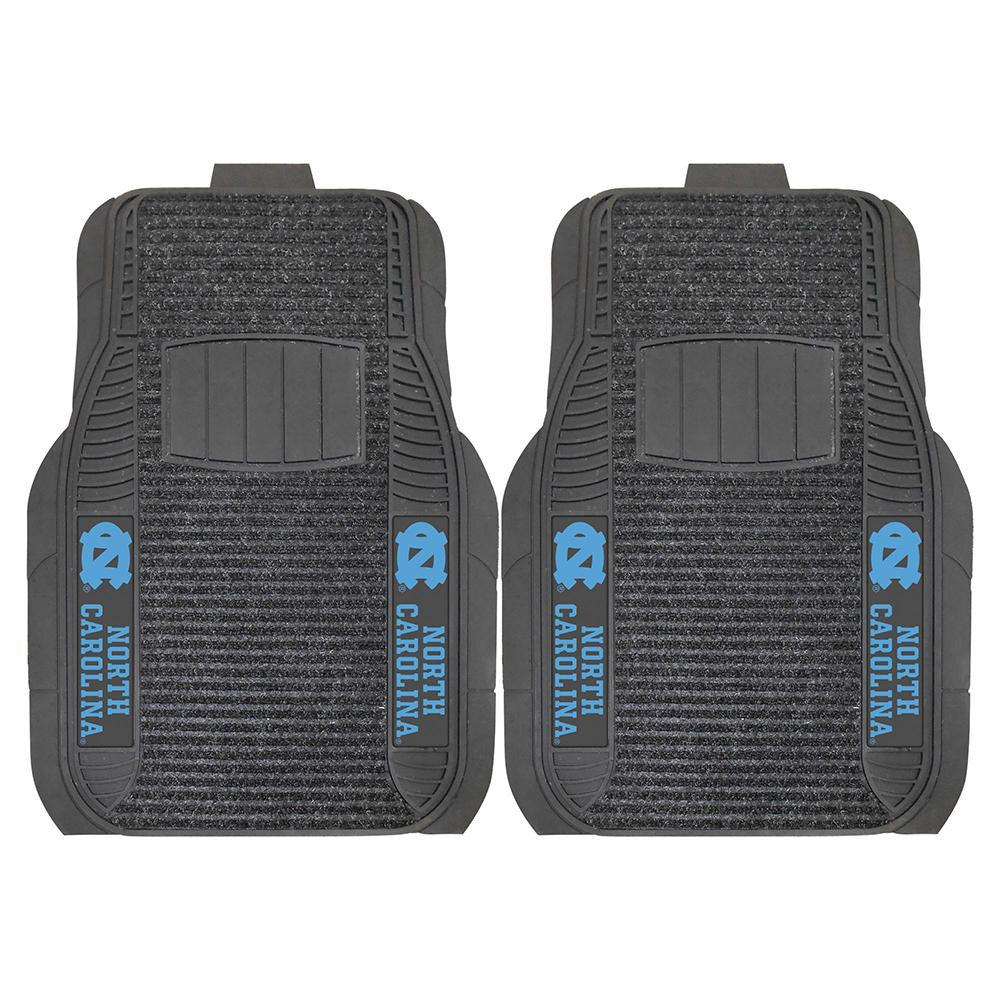 North Carolina Tar Heels Ncaa Deluxe 2-piece Vinyl Car Mats (20"x27")