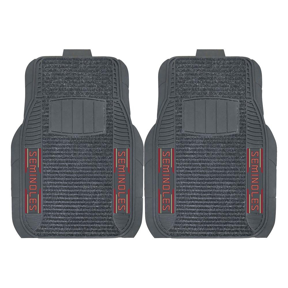 Florida State Seminoles Ncaa Deluxe 2-piece Vinyl Car Mats (20"x27")