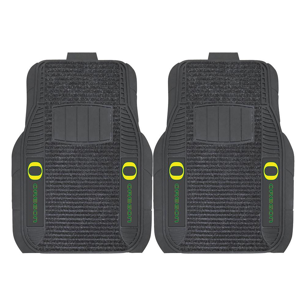 Oregon Ducks Ncaa Deluxe 2-piece Vinyl Car Mats (20"x27")