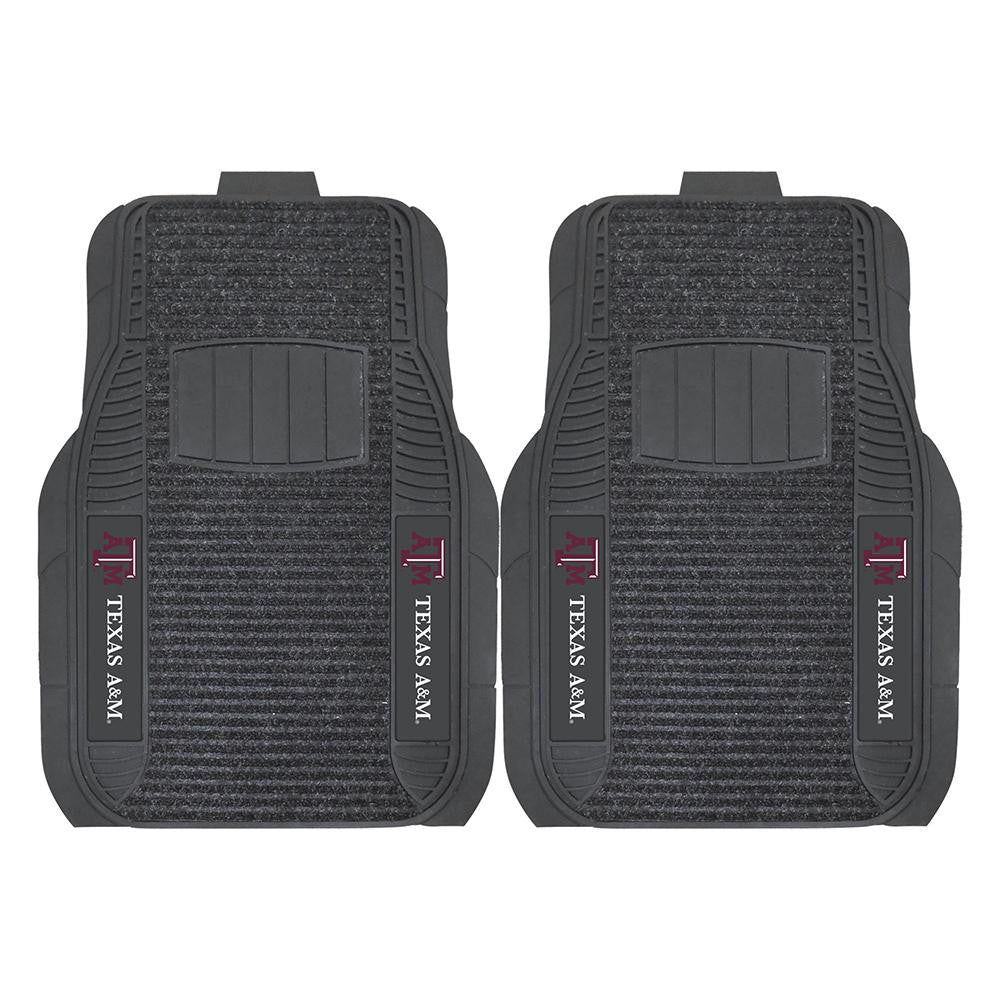 Texas A&m Aggies Ncaa Deluxe 2-piece Vinyl Car Mats (20"x27")