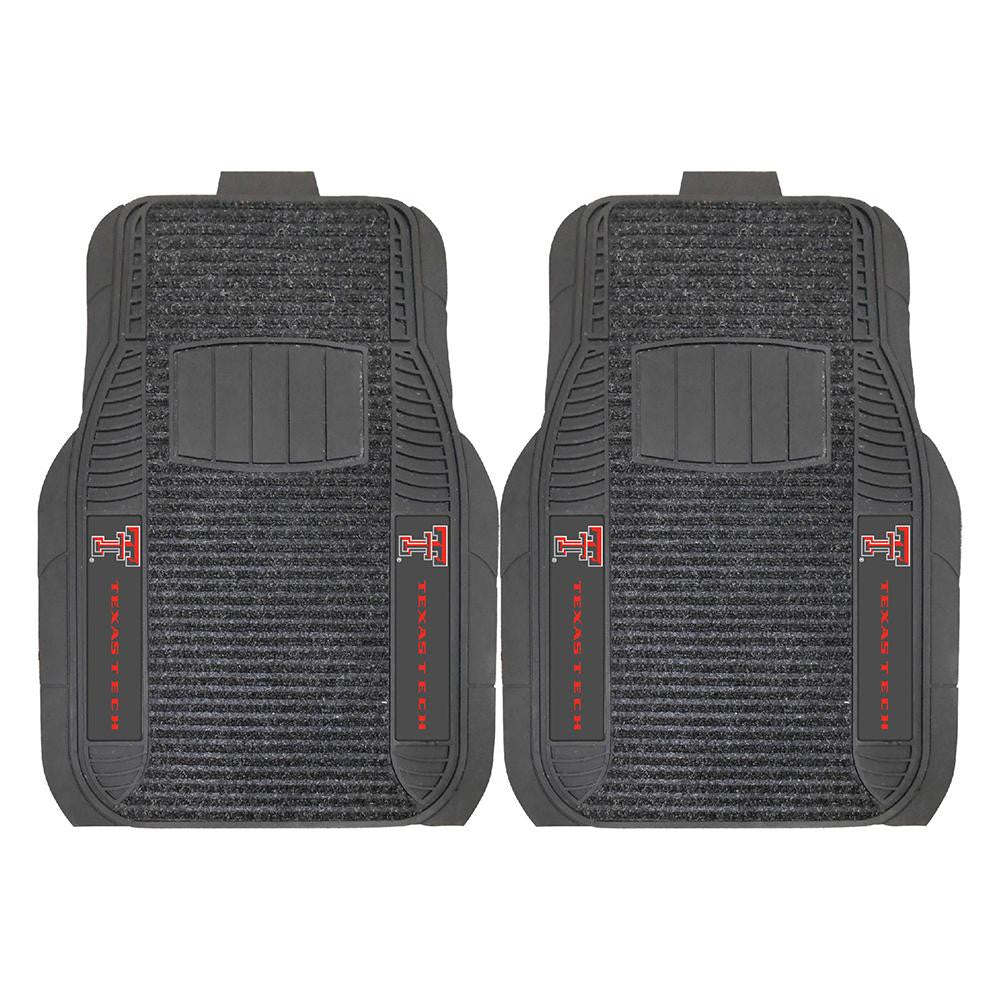 Texas Tech Red Raiders Ncaa Deluxe 2-piece Vinyl Car Mats (20"x27")