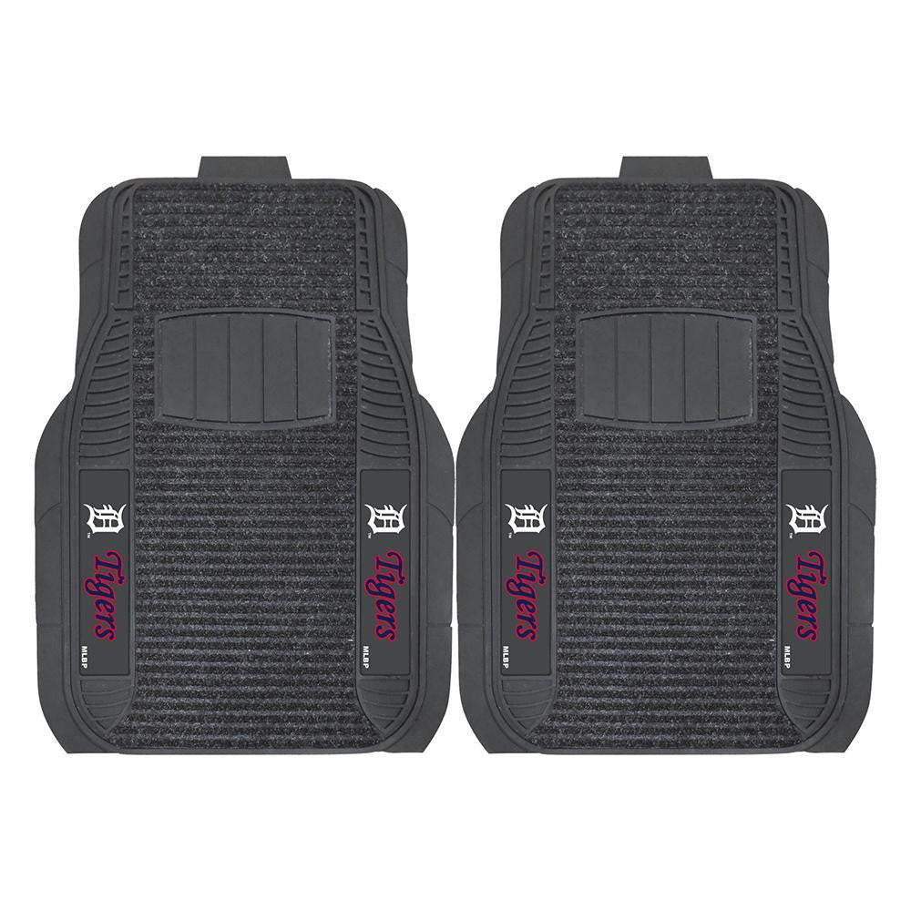 Detroit Tigers MLB Deluxe 2-Piece Vinyl Car Mats (20x27)