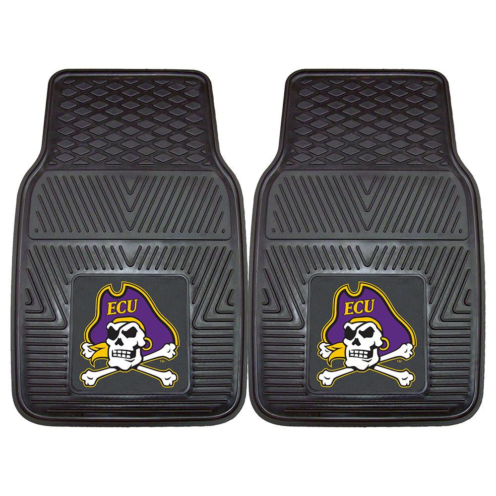 East Carolina Pirates Ncaa Heavy Duty 2-piece Vinyl Car Mats (18"x27")