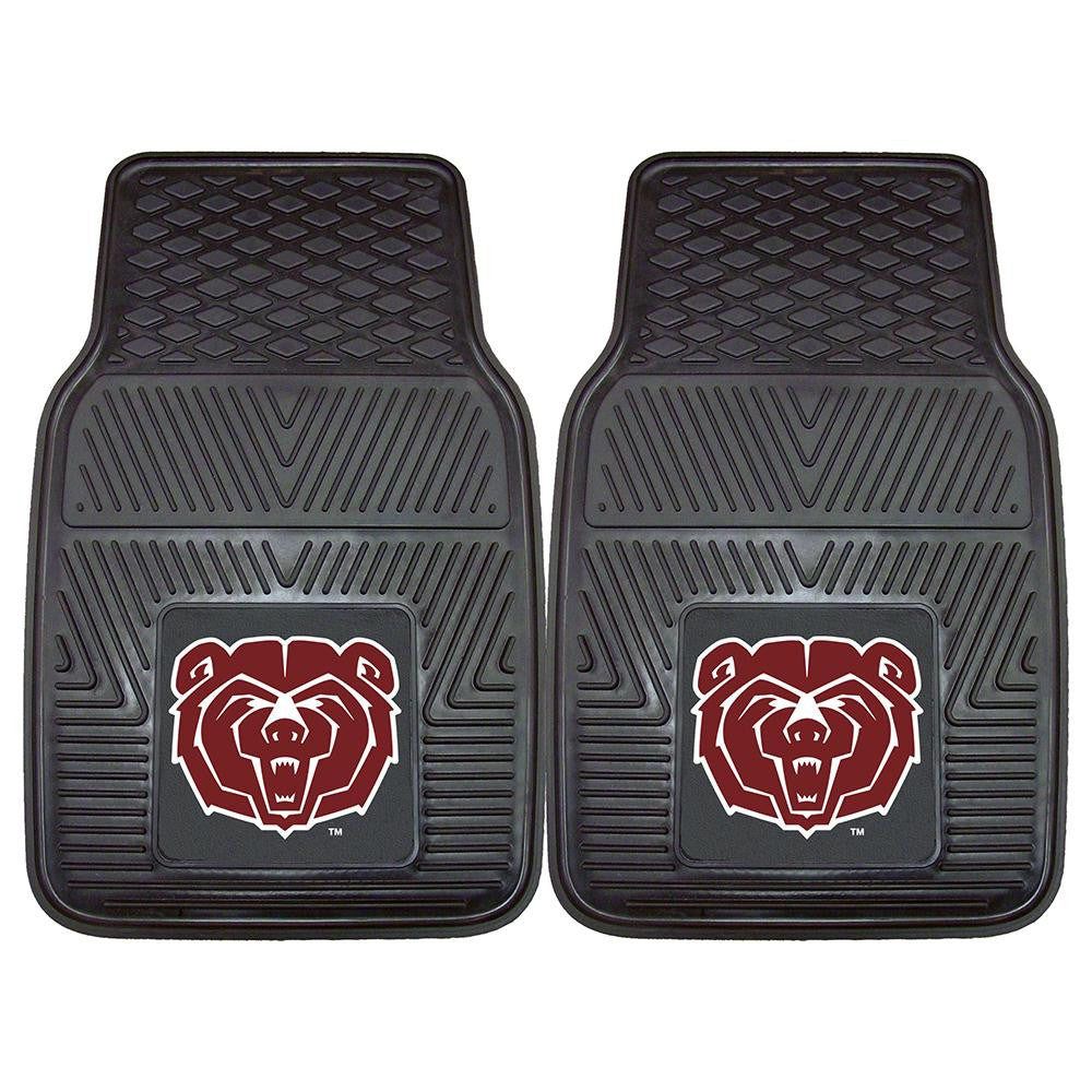 Missouri State Bears Ncaa Heavy Duty 2-piece Vinyl Car Mats (18"x27")