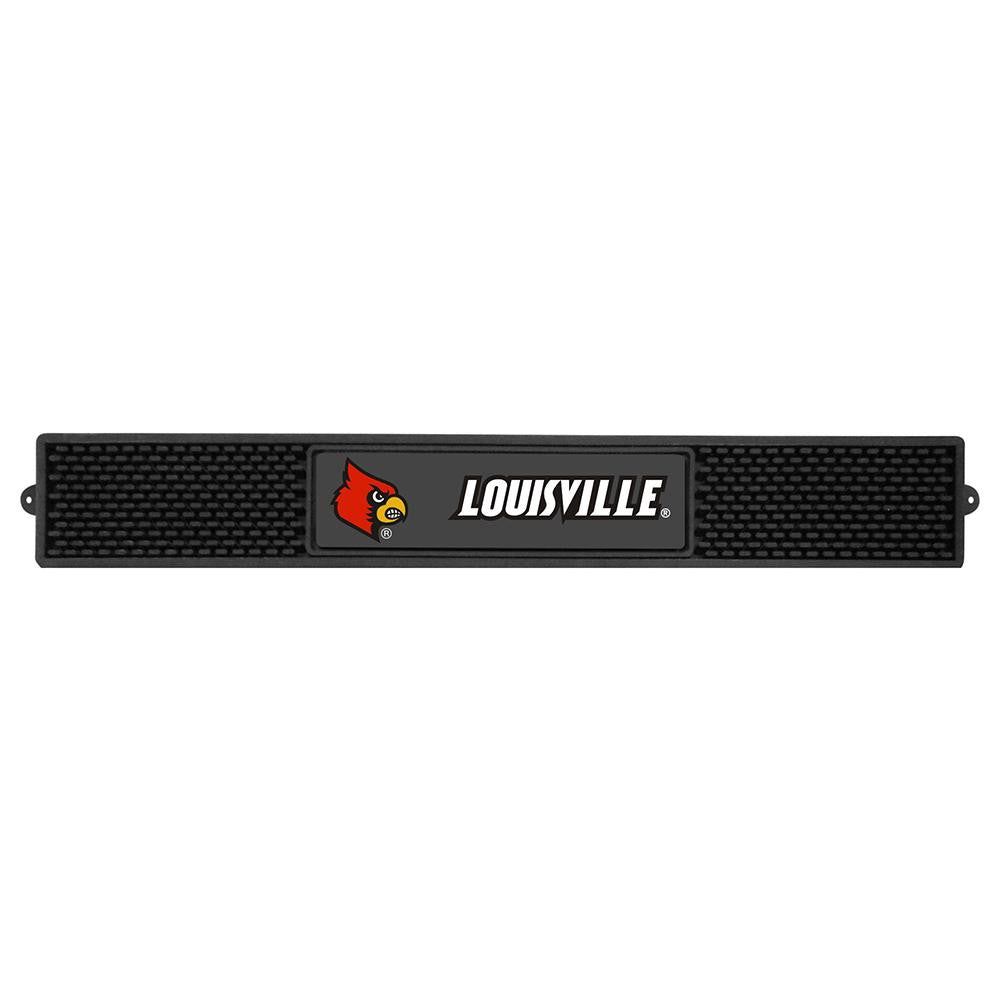 Louisville Cardinals Ncaa Drink Mat (3.25in X 24in)
