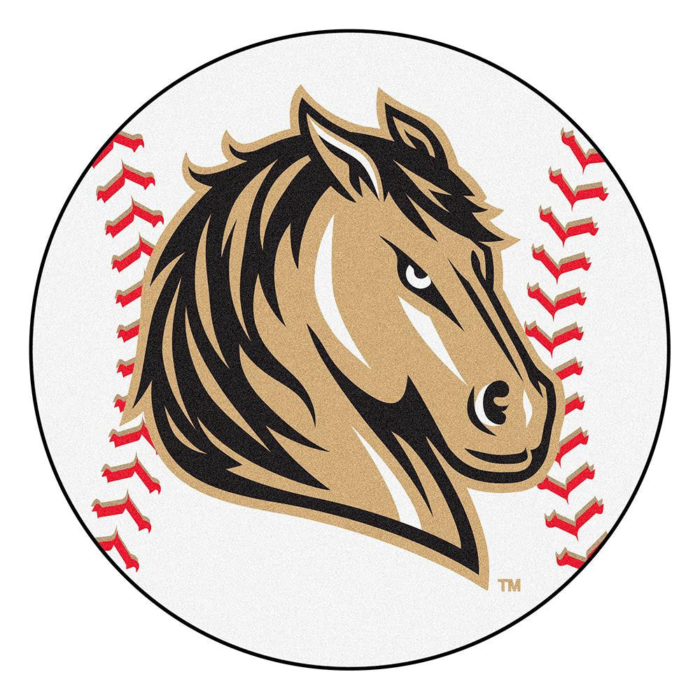 Southwest Minnesota State Mustangs Ncaa Baseball Round Floor Mat (29")