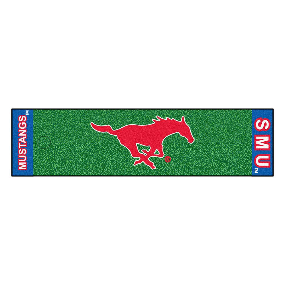 Southern Methodist Mustangs Ncaa Putting Green Runner (18"x72")