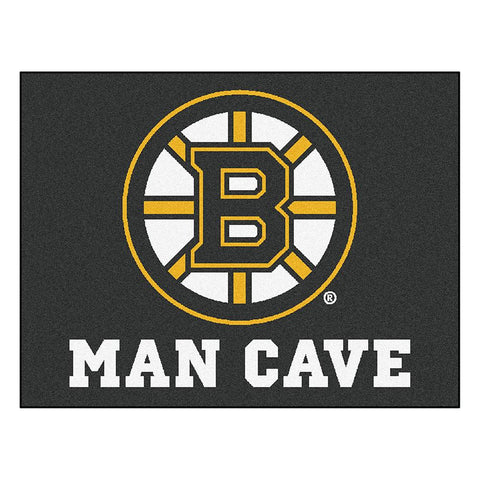 Boston Bruins NHL Man Cave All-Star Floor Mat (34in x 45in)