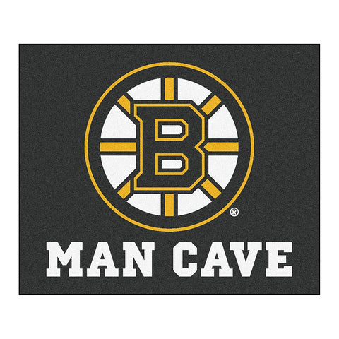 Boston Bruins NHL Man Cave Tailgater Floor Mat (60in x 72in)