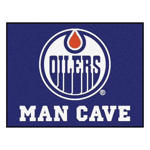Edmonton Oilers NHL Man Cave All-Star Floor Mat (34in x 45in)