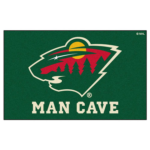 Minnesota Wild NHL Man Cave Ulti-Mat Floor Mat (60in x 96in)