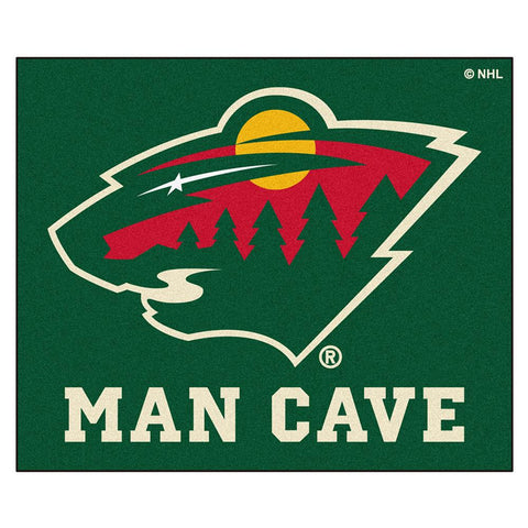 Minnesota Wild NHL Man Cave Tailgater Floor Mat (60in x 72in)
