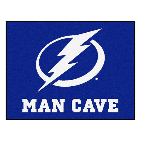 Tampa Bay Lightning NHL Man Cave All-Star Floor Mat (34in x 45in)