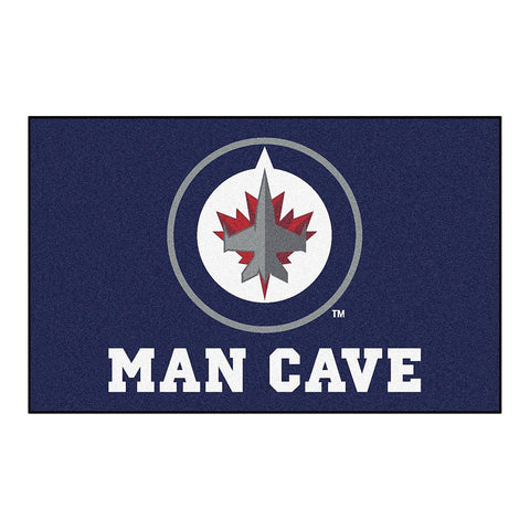 Winnipeg Jets NHL Man Cave Ulti-Mat Floor Mat (60in x 96in)