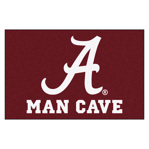 Alabama Crimson Tide Ncaa Man Cave "starter" Floor Mat (20in X 30in)