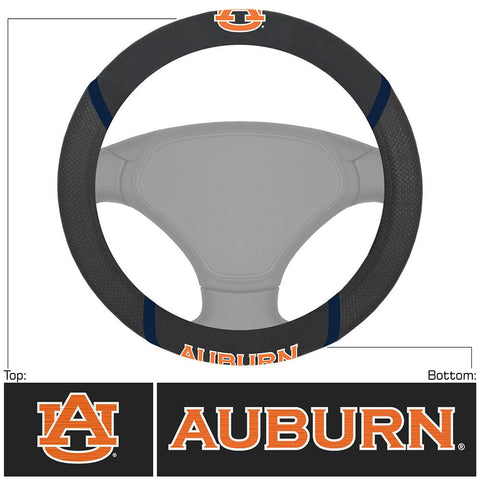 Auburn Tigers Ncaa Polyester Steering Wheel Cover