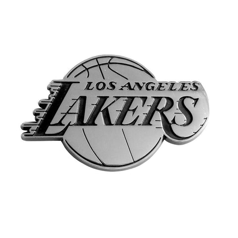 Los Angeles Lakers NBA Chrome Car Emblem (2.3in x 3.7in)
