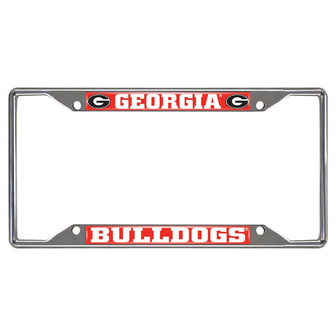 Georgia Bulldogs Ncaa Chrome License Plate Frame