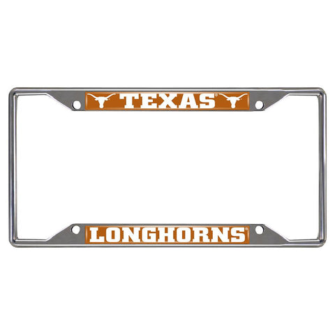 Texas Longhorns Ncaa Chrome License Plate Frame