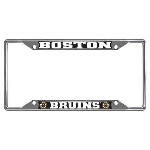 Boston Bruins NHL Chrome License Plate Frame