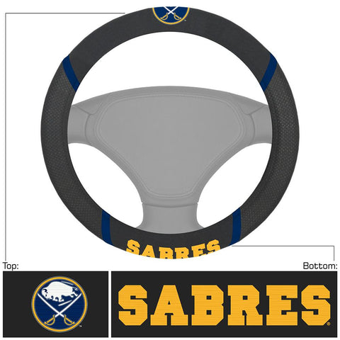 Buffalo Sabres NHL Polyester Steering Wheel Cover