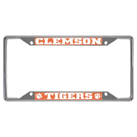 Clemson Tigers Ncaa Chrome License Plate Frame