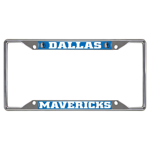Dallas Mavericks NBA Chrome License Plate Frame