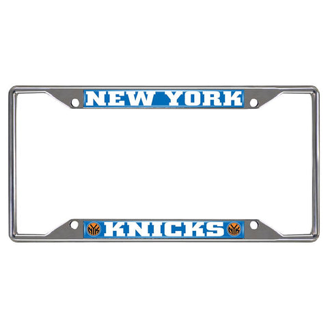 New York Knicks NBA Chrome License Plate Frame