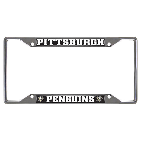 Pittsburgh Penguins NHL Chrome License Plate Frame