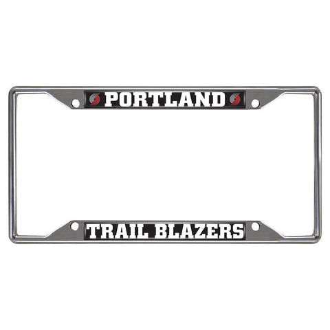 Portland Trail Blazers NBA Chrome License Plate Frame
