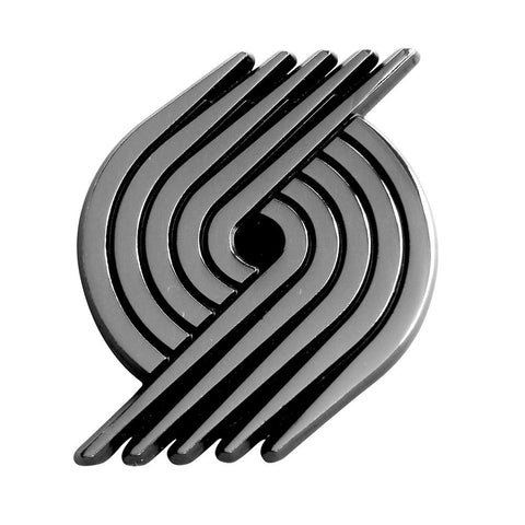 Portland Trail Blazers NBA Chrome Car Emblem (2.3in x 3.7in)