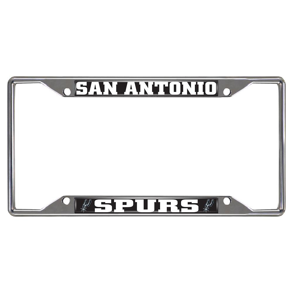San Antonio Spurs NBA Chrome License Plate Frame